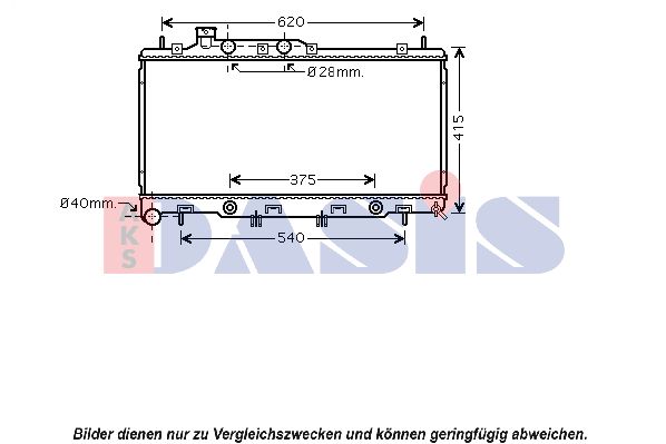 AKS DASIS Radiaator,mootorijahutus 350035N